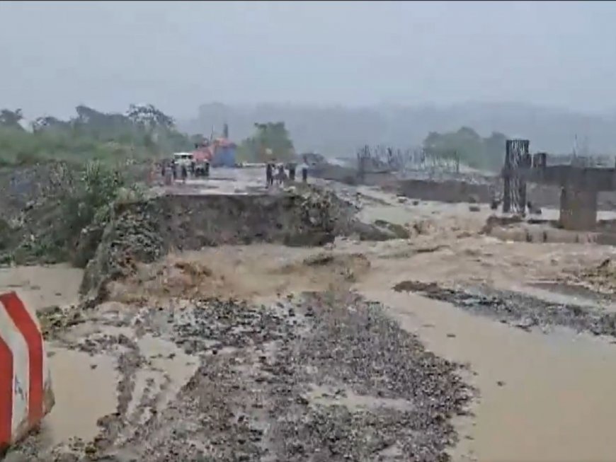Cyclone Remal: Large Portion Of Haflong-Silchar Link Road Washed Away Amid Heavy Rains, Watch Video