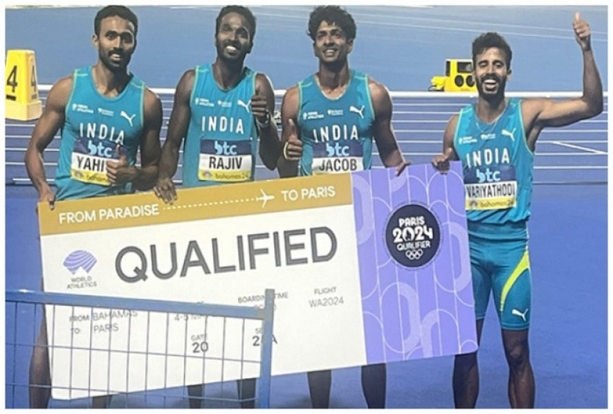 ‘Acclimatisation In Bahamas Proved Useful In Earning Paris Olympic Berth’, Says 4x400m Athlete Amoj Jacob