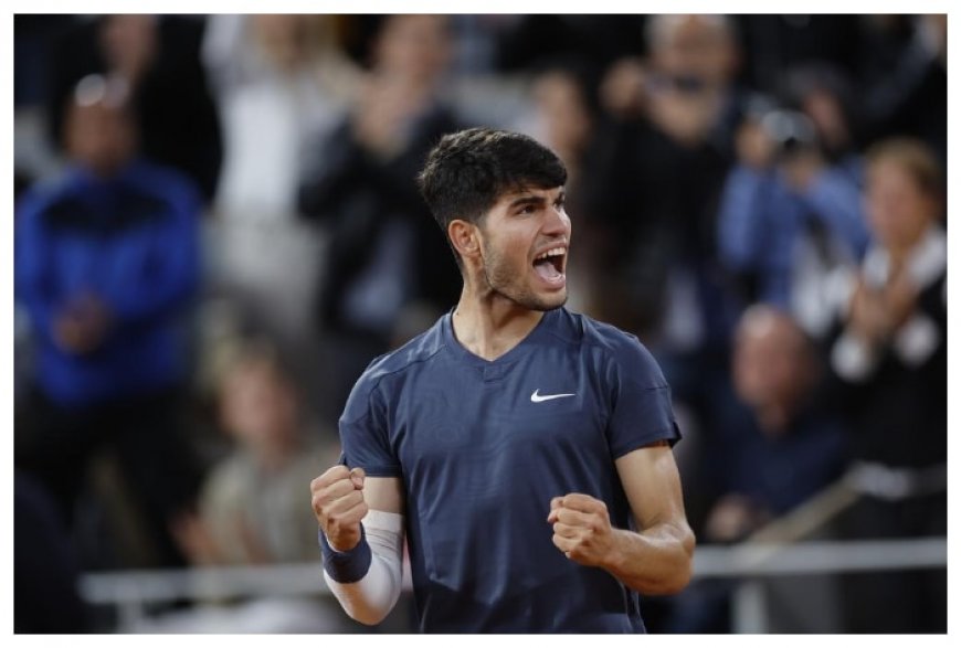 French Open: Carlos Alcaraz Fends Off Spirited Jesper de Jong Challenge to Reach Third Round