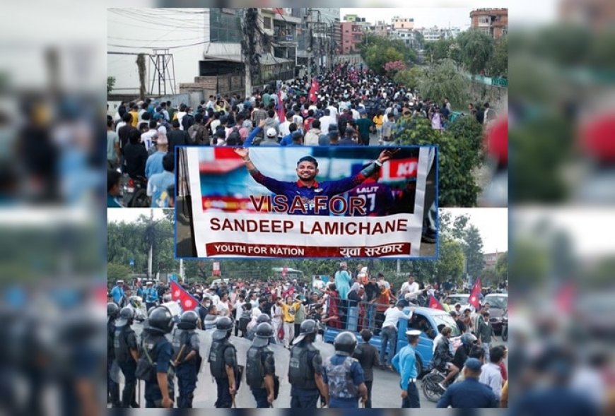 Nepal Cricket Fans PROTEST Over Sandeep Lamichhane Being Denied US Visa For T20 World Cup 2024; PICS go VIRAL!