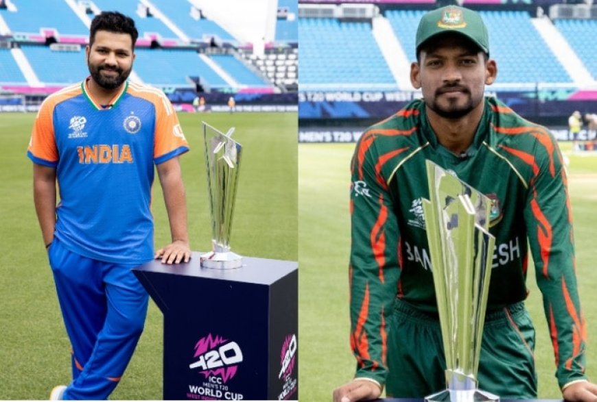 IND Vs BAN, T20 World Cup 2024 Warm-Up LIVE Score: Pant, Rohit Steer India With Range Hitting