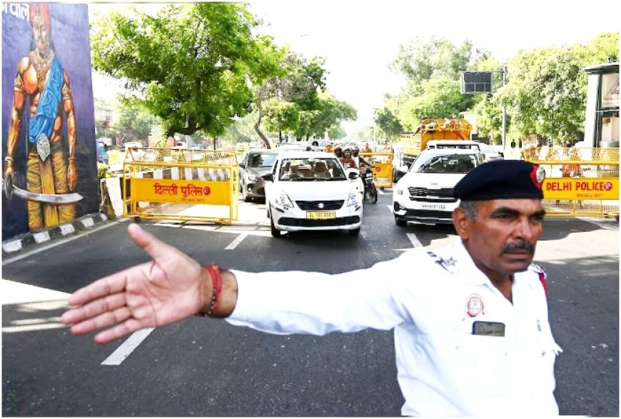 Delhi Police Issues Traffic Advisory Ahead of Counting of Votes | Check Routes To Avoid