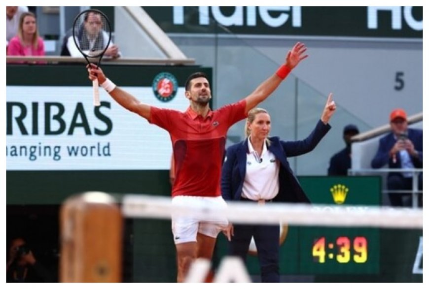 French Open 2024: Novak Djokovic Survives Francisco Cerundolo Scare, Enters Quarterfinal At Roland Garros