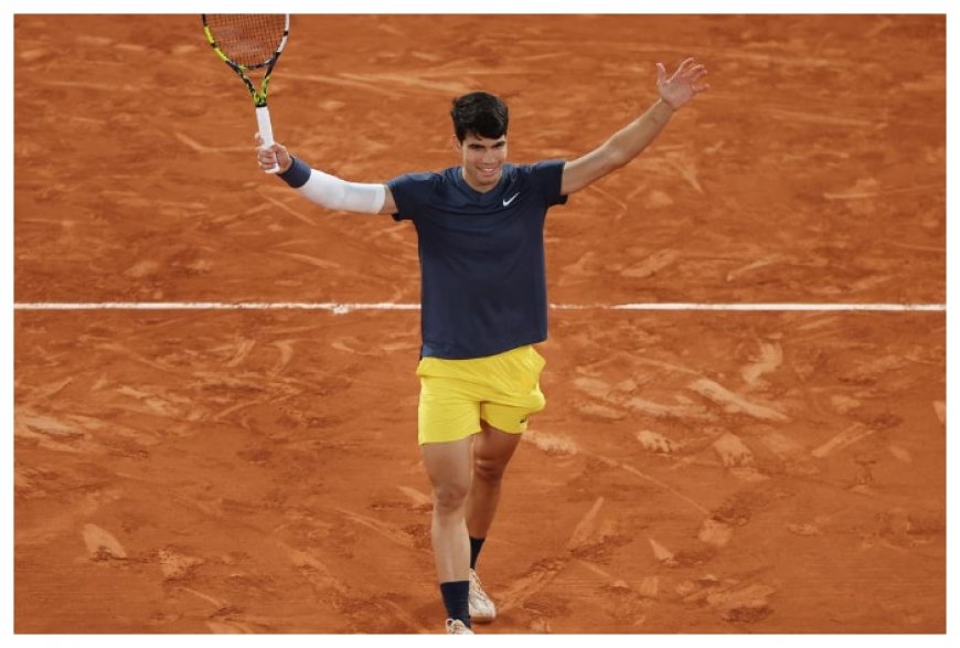 French Open: Carlos Alcaraz Outplay Stefanos Tsitsipas To Book Semifinal Berth Against Jannik Sinner