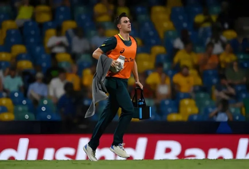 Pat Cummins CARRYING Drinks During Australia vs Oman T20 WC 2024 Match Goes – Check VIRAL PICS