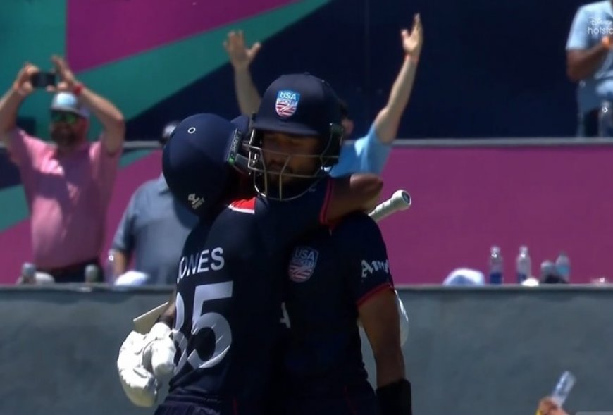 HISTORY! USA STUN Pakistan in T20 WC 2024 Match in a SUPER OVER SHOOTOUT!