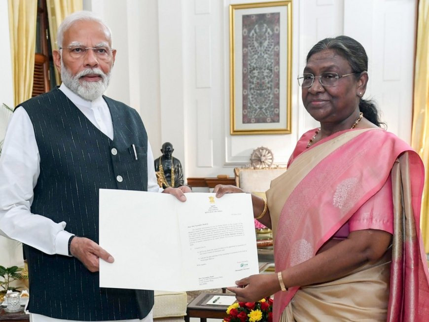 Narendra Modi To Take Oath As Prime Minister For Historic 3rd Term On June 9; President Murmu Hands Letter Of Appointment