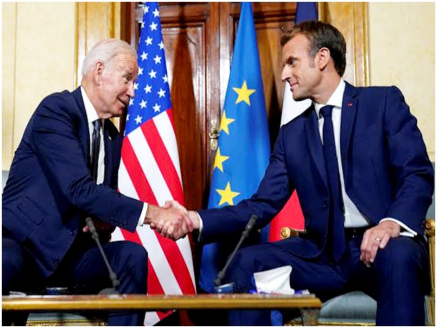Biden, Macron Discuss Middle East, Agree on Global Affairs But Differ On Gaza War