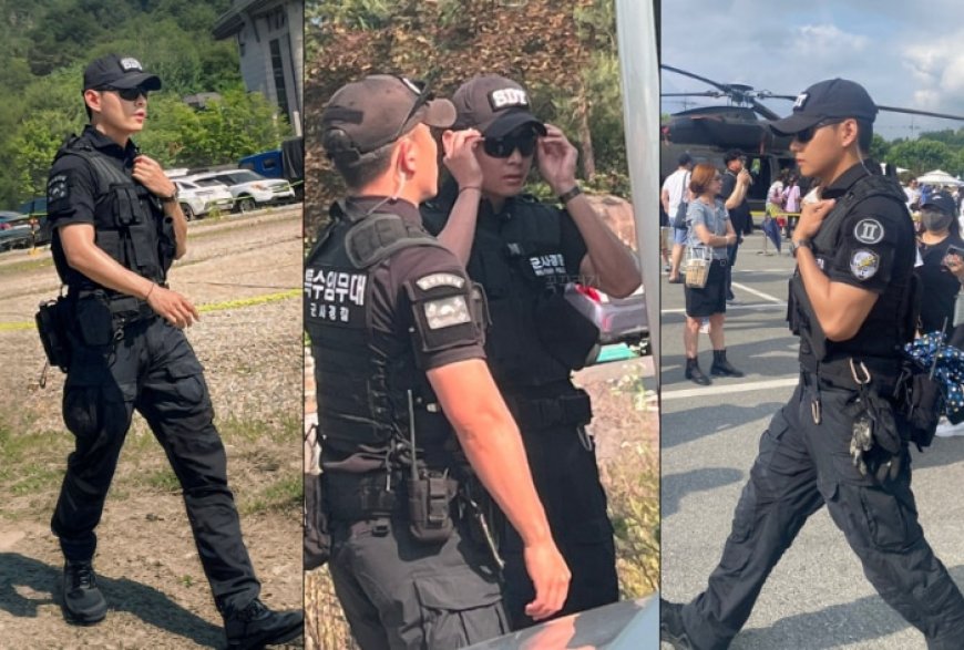 BTS’ V Looks Unrecognisable in SDT Uniform While Patrolling, Army is in Awe – Watch Viral Video