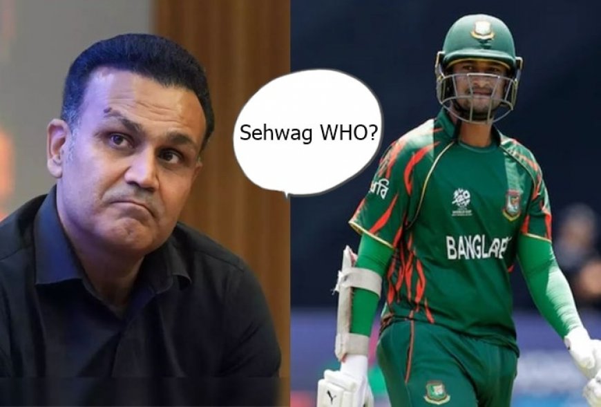 Shakib-al-Hasan CHEEKILY Trolls Virender Sehwag After Heroics During T20 WC 2024 Match vs Netherlands