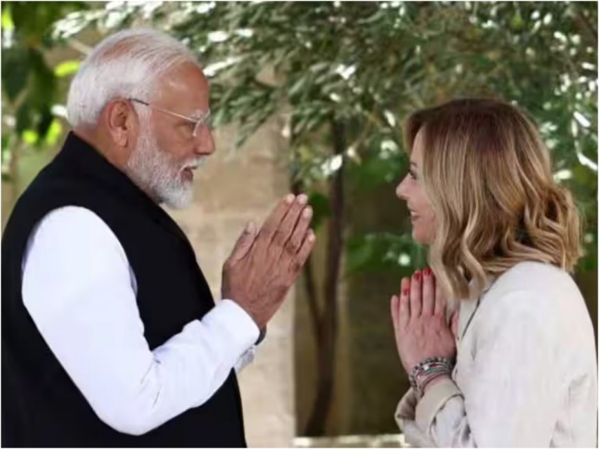 Cultural Connect: Italian PM Meloni Greets PM Modi with ‘Namaste’ at G7 Summit | Watch