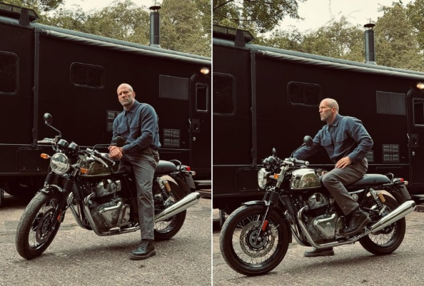 English Actor Jason Statham Shares Photo with Royal Enfield’s Continental GT 650 on Instagram, Amasses Over 2.6 Million Likes – See Pic