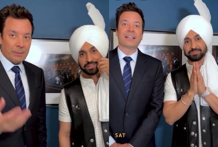 Diljit Dosanjh Teaches Jimmy Fallon Punjabi on ‘The Tonight Show’, He Cutely Says ‘Sat Sri Akaal’ – Watch