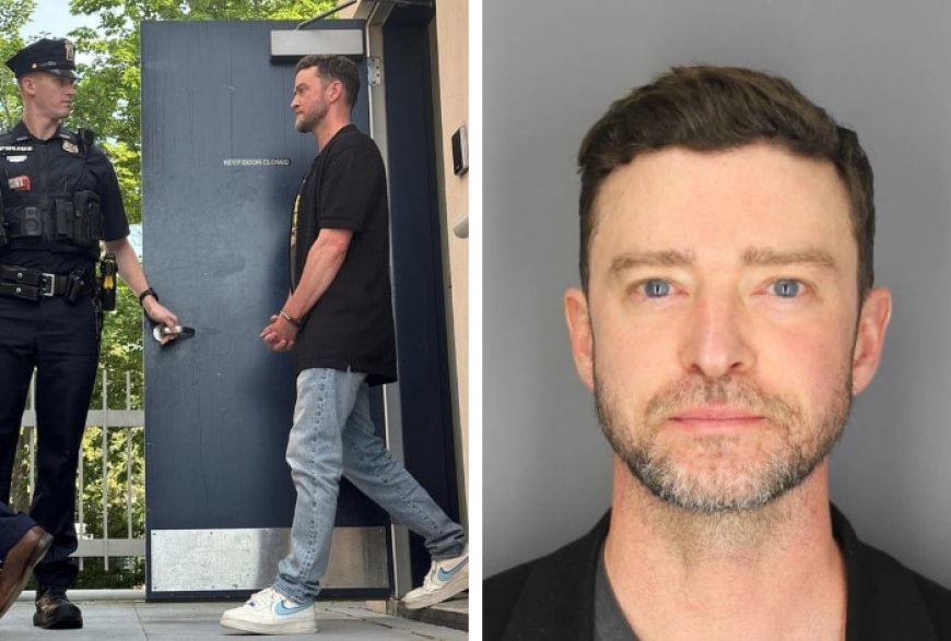 Justin Timberlake Arrested in Drunk Driving Case, Released; His Mug Shot Goes Viral