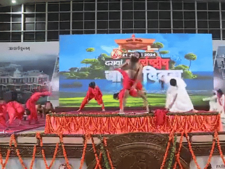 Watch: Baba Ramdev, Indian Army Personnel Perform Asanas On International Yoga Day