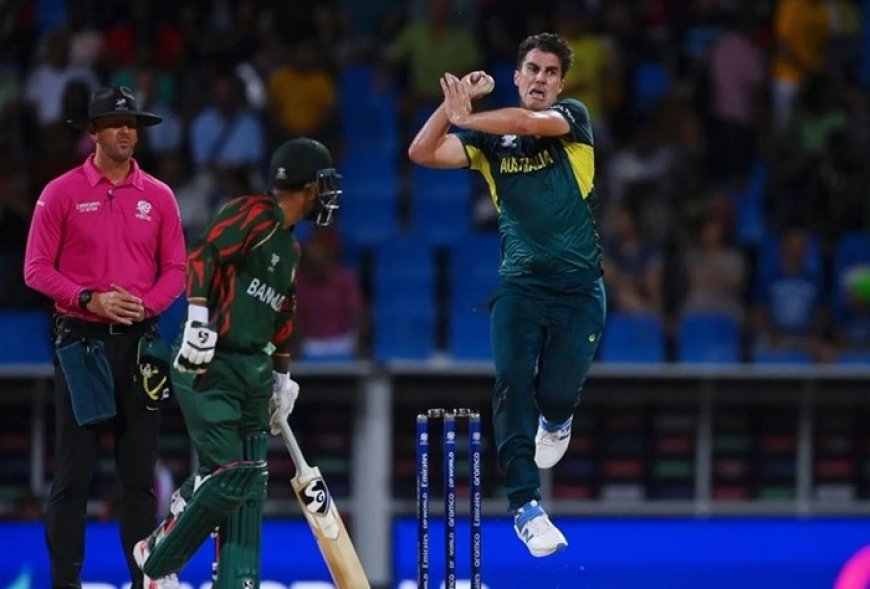 WATCH | Pat Cummins RATTLES Bangladesh in Super 8 With First Hattrick of T20 WC 2024