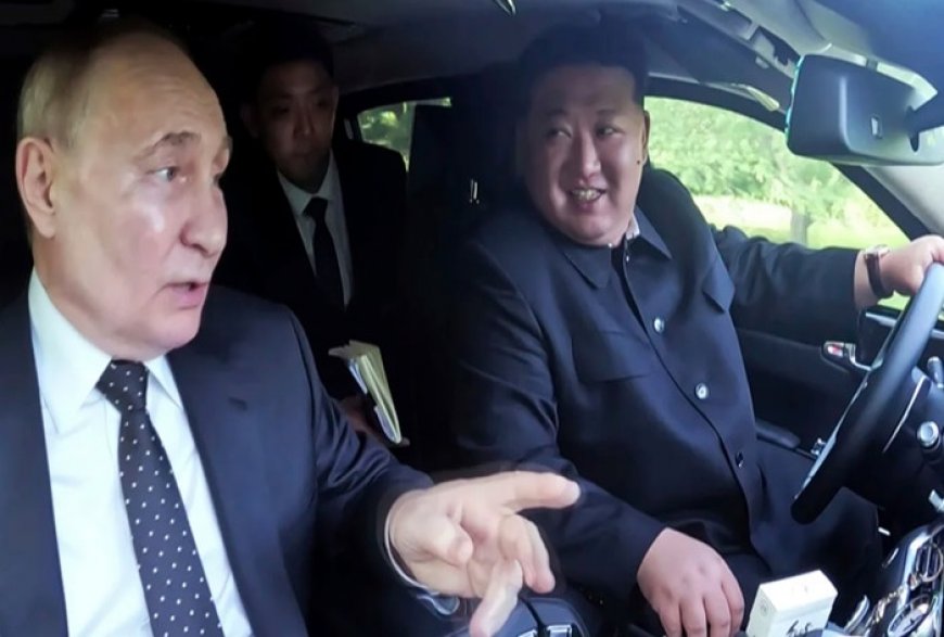 WATCH: Putin, Kim Seen Laughing As They Take Turns To Drive Russian-Made Limousine After Inking Defense Pact