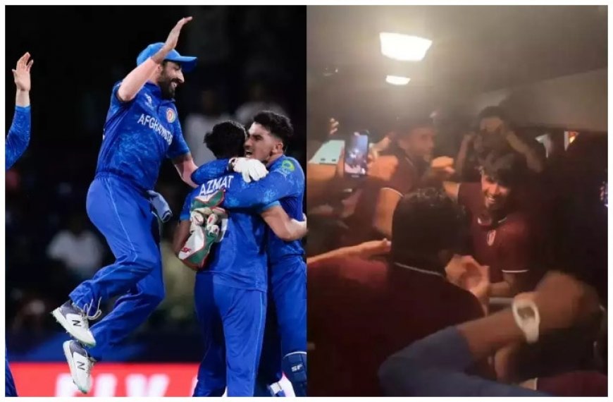 Afghanistan Players Celebrate On ‘Champion’ Song After Shocking Australia In T20 World Cup 2024 – WATCH