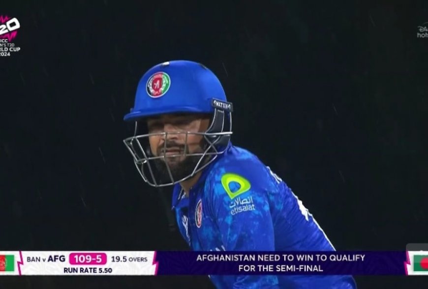 AFG Vs BAN, T20 World Cup 2024: Rashid Khan Throws Bat At Karim Janat In Frustration – WATCH VIDEO