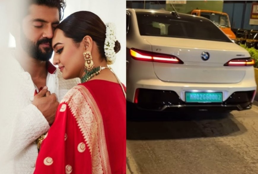 Sonakshi Sinha Receives Expensive Wedding Gift From Hubby Zaheer Iqbal – A BMW i7 Electric Worth Rs 2 Crore