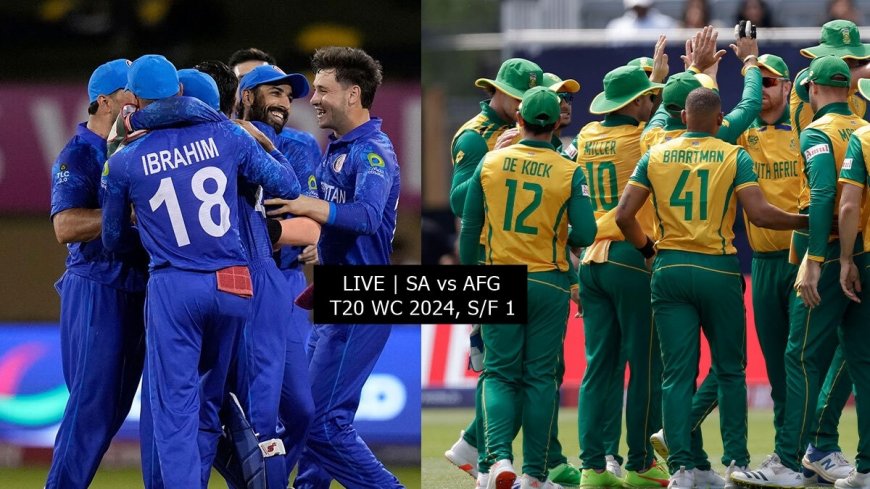 HIGHLIGHTS | T20 WC, S/F 1: South Africa Beat Afghanistan by 9 Wickets to Seal FINAL Berth