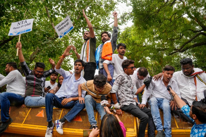 Congress’s Student Wing NSUI’s Activists Storm NTA Office, Lock From Inside; Video Emerges