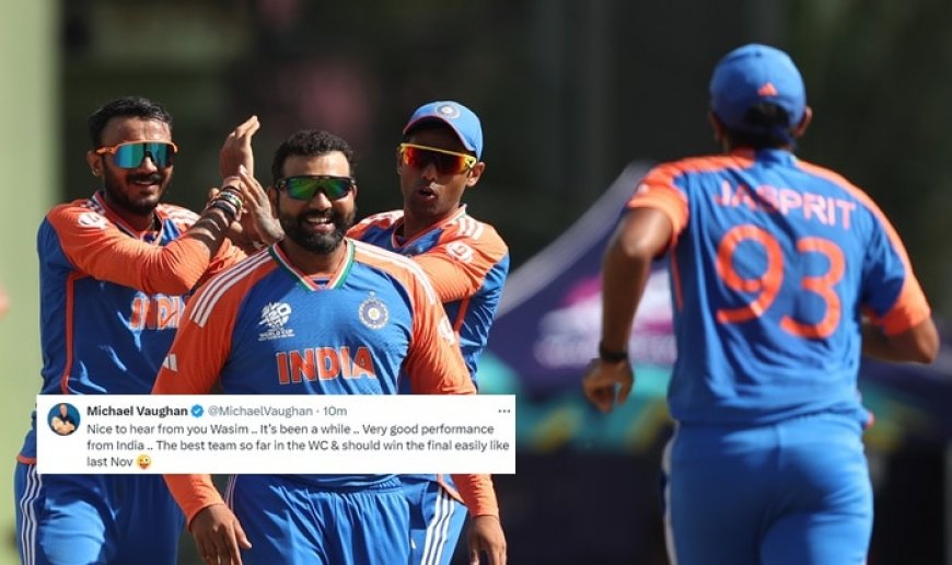 Michael Vaughan ROASTS Wasim Jaffer, Jinxes Rohit Sharma-Led Team India’s Chances Ahead of T20 WC 2024 FINAL vs South Africa