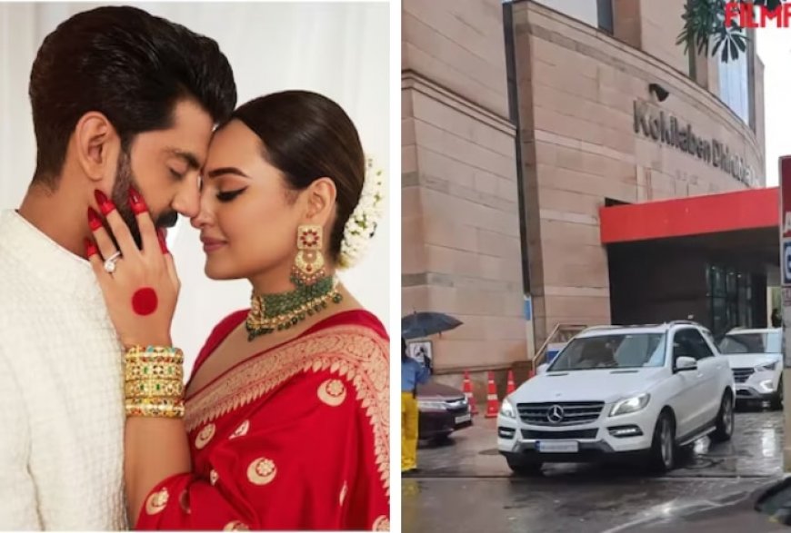 Newly Married Sonakshi Sinha and Zaheer Iqbal Spotted at Hospital, Fans Speculate ‘Good News’ – WATCH