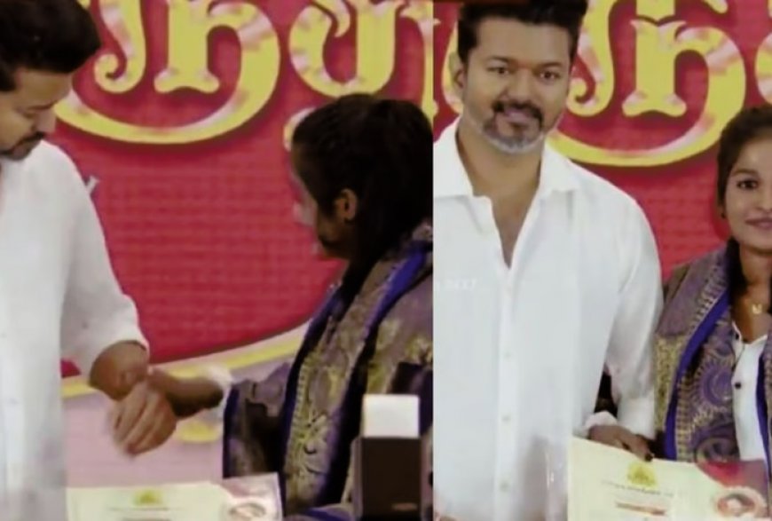 FACT CHECK: Did A Girl Ask Thalapathy Vijay To Remove His Arm From Around Her Shoulder? Watch