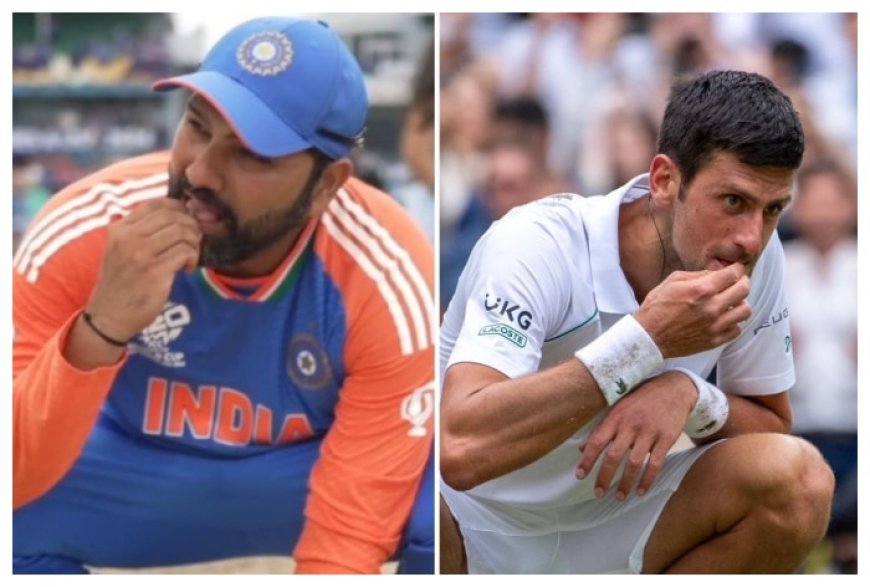 Rohit Sharma Celebrates T20 World Cup Win by Tasting Barbados Pitch Soil, Compares Moment to Novak Djokovic at Wimbledon