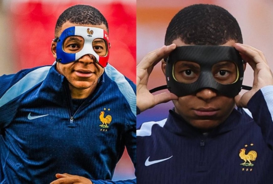 Third Face Mask For Kylian Mbappe In Three Euro 2024 Matches; Here’s What Bothering French Football Captain