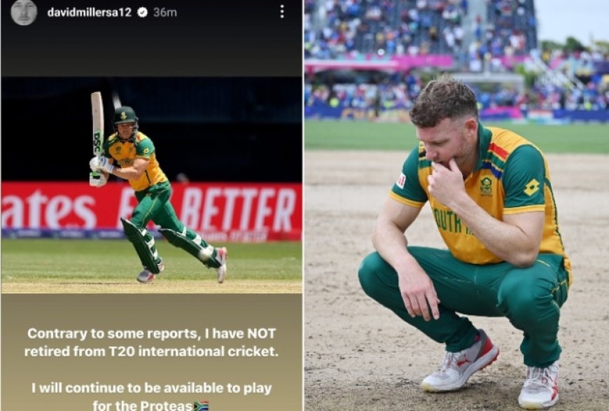 South African Batter David Miller Quashes T20I Retirement Rumours, Says ‘Best Is Yet To Come’