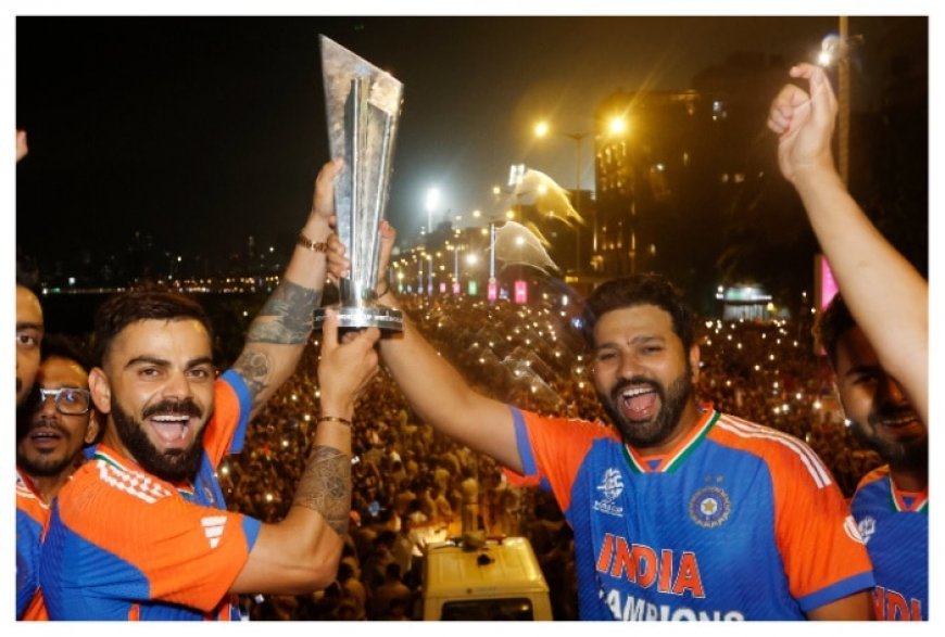 Virat Kohli, Hardik Pandya Sing ‘Vande Mataram’ At Wankhede Stadium During India’s T20 World Cup Celebration – WATCH