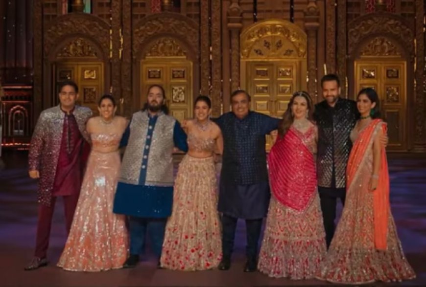 Ambani Clan Lit The Stage on Fire to Shah Rukh Khan’s ‘Deewangi Deewangi’ With Anant And Radhika, WATCH