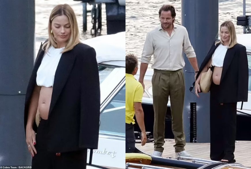 Margot Robbie Expecting First Baby With Husband Tom Ackerley, Barbie Actress Flaunts Baby Bump in Italy – See Pics