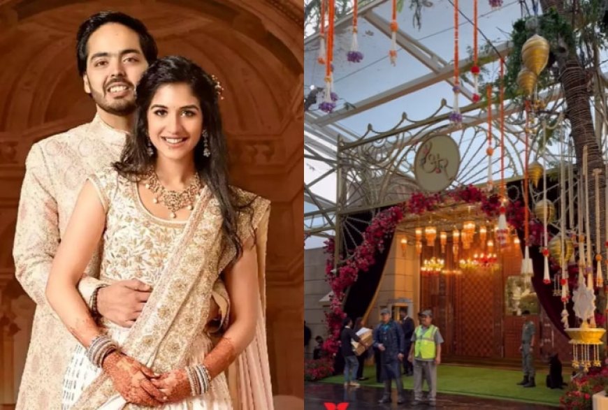 Anant Ambani-Radhika Merchant Haldi Ceremony: Antilia Lights Up Ahead of Wedding; Ambanis Welcome Guests