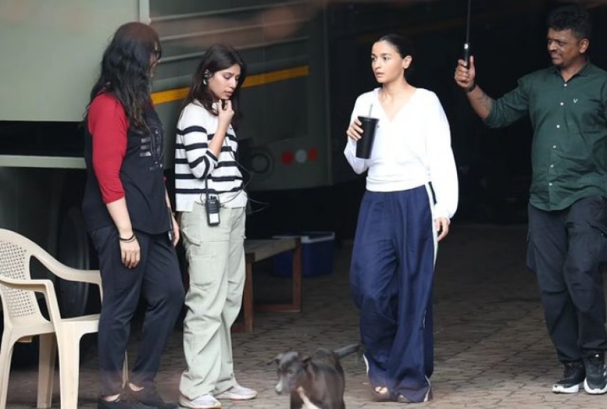 Alpha Alia Bhatt Snapped Shooting For Her YRF Spy Universe Film!