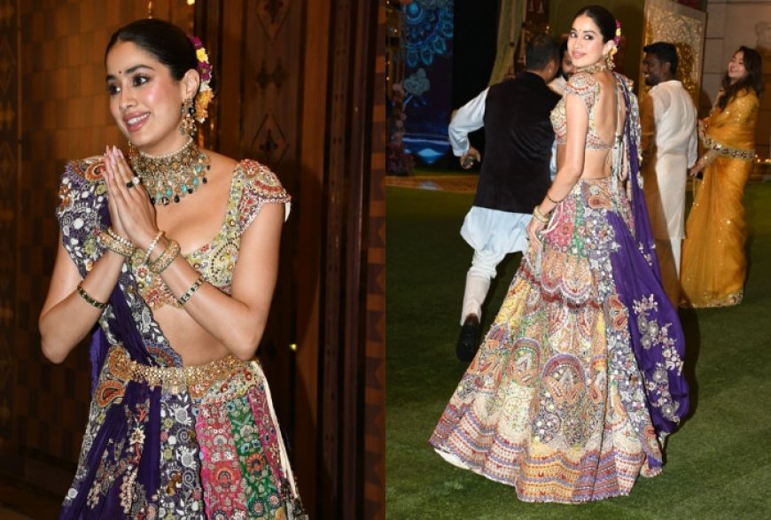 Janhvi Kapoor Blushes as ‘Shiku’ Sweetly Tells Her To Pose For Paps at Ambani’s Puja, Fans Call Him, ‘Green Forest’- Watch