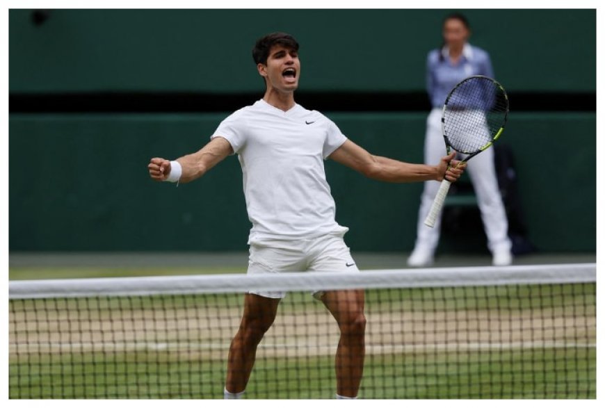 Defending Champion Carlos Alcaraz Triumphs Over Daniil Medvedev To Reach Wimbledon Final