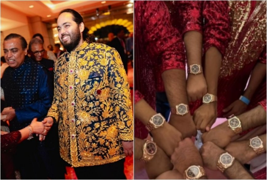 Anant Ambani Gifts Limited Edition Extravagant Watches Worth Rs 2 Crore to Shah Rukh Khan, Ranveer  Singh and All Groomsmen