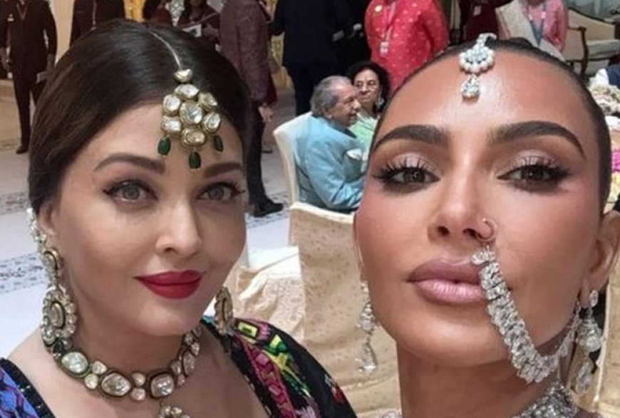 Kim Kardashian’s Selfie With ‘Queen’ Aishwarya Rai Creates a Storm on the Internet; Fans Say ‘Sight to Behold’