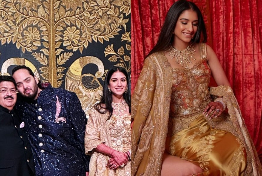 Radhika Merchant is a Fairytale Princess, While Anant Ambani Looks No Less Than a Prince in Reception Look – See Pics