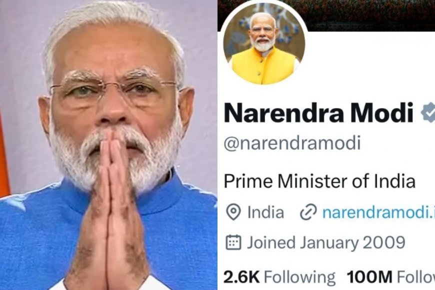 PM Modi Crosses 100 Million Followers Mark On X, Is Now ‘Most Followed World Leader’