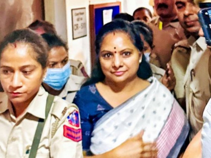 Jailed BRS leader K Kavitha taken to DDU Hospital Due To High Fever And Other Issues