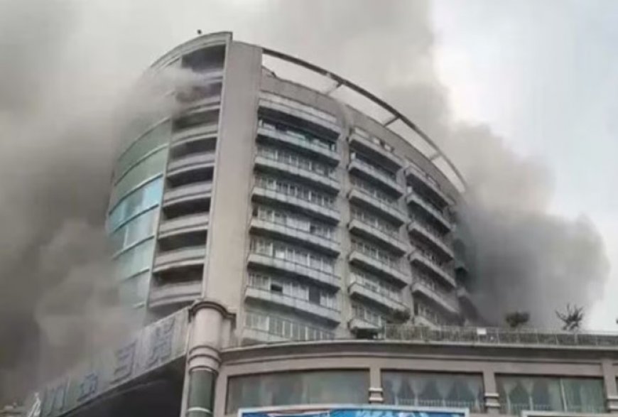 8 Dead, Several Injured After Massive Fire Breaks Out At Shopping Mall In China