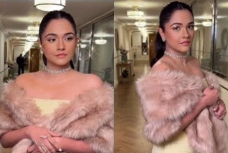 All That Shimmers is Bride’s Sister Anjali Merchant in Rs 21k Yellow Strapless Dress For Anant Ambani-Radhika Merchant’s London Theme Gala- Pics