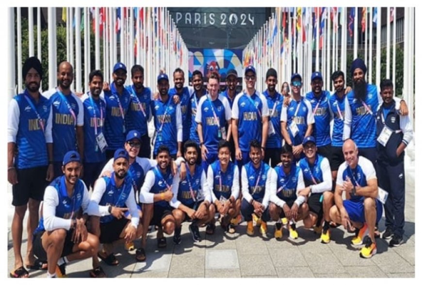 Indian men’s hockey team reaches Paris for Olympics 2024