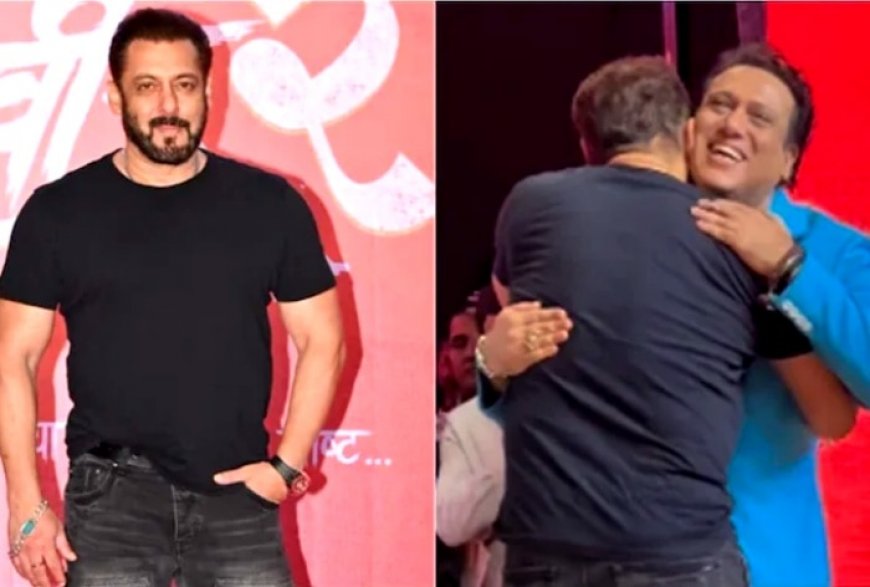 Salman Khan Dances a Little Before Hugging Govinda at Dharamveer 2 Trailer Launch, WATCH