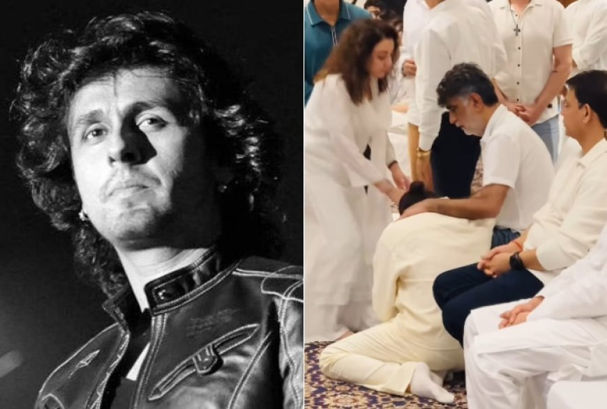 Sonu Nigam Cries Inconsolably at Tishaa Kumar’s Prayer Meet, Lays Head on Krishan Kumar’s Lap- Watch