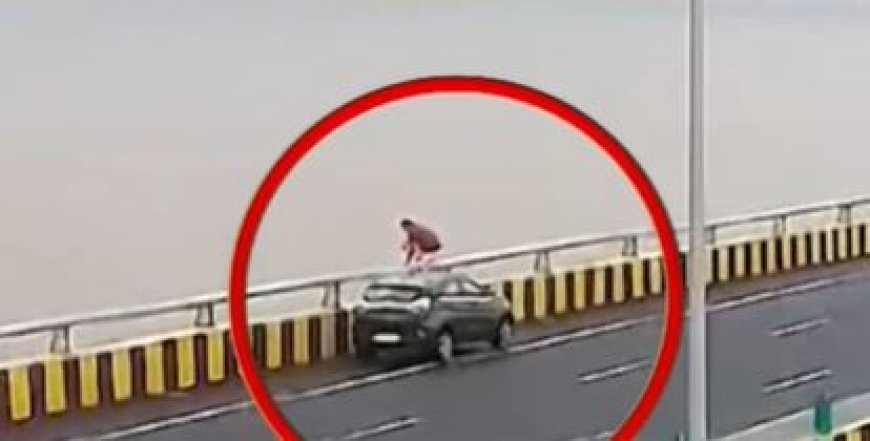 Man Jumps Off Atal Setu In Mumbai, Search On; Watch Full Video Over Here